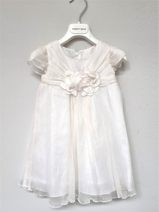 Sugar N Spice Ecru Baptism Dress