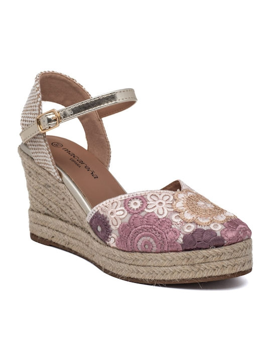 Women's Platform Espadrilles Pink