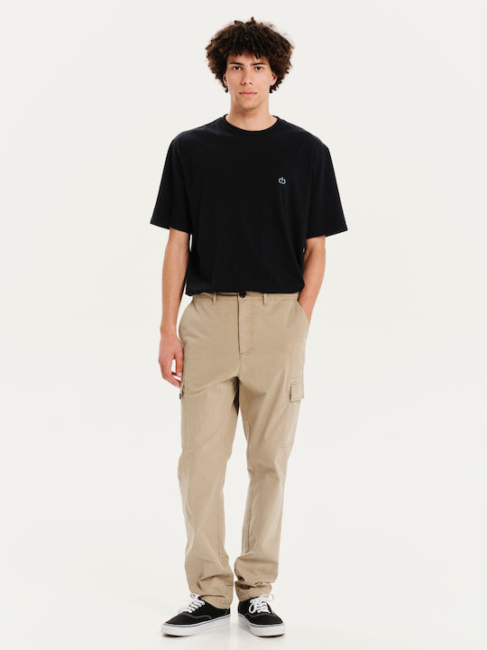 Emerson Trousers Cargo Elastic Beige