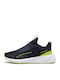 Flyer Lite Kids Sports Shoes Running with Laces Navy Blue
