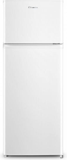 Inventor Ψυγείο Δίπορτο 204lt Υ143xΠ55xΒ55εκ. Λευκό DPM1455WE