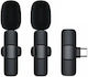NetOne Lavalier K1 Set Wireless Δυναμικό Microphone Πέτου, Clip On for Mobile
