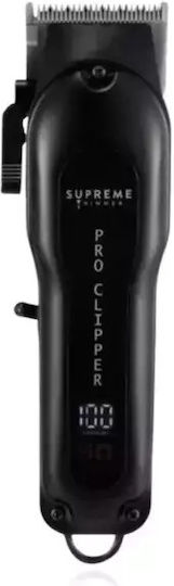 Supreme Trimmer Clipper Hair Clipper Black