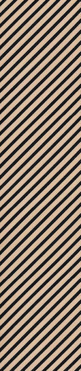 3D Πάνελ Τοίχου από MDF Βιδωτό / με Κόλλα Μαύρο 265x60x2εκ.