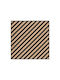 Panouri Decorative 3d Din MDF Cu Filet Cu Adeziv Negru 60x60x2cm