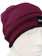 Beanie Unisex Σκούφος Πλεκτός σε Μπορντό χρώμα