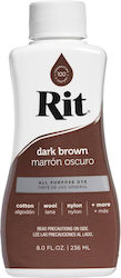 Rit Βαφή για Υφασμάτινα Παπούτσια Dark Brown 236ml