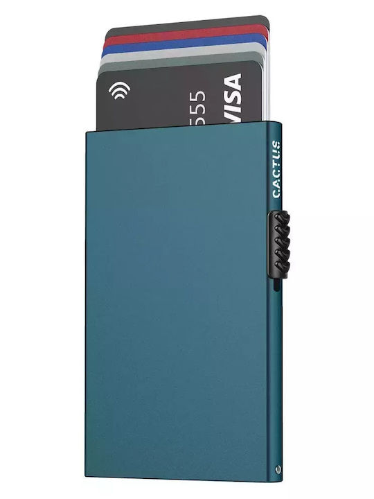 Men's Wallet Cards with RFID Green