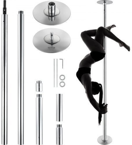 Vevor Στύλος Pole Dancing Ασημί