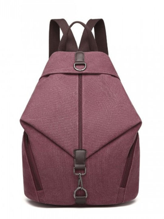 Miss Lulu Backpack Μπορντό