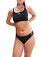 Placement Set Bikini Μαύρο Ρουά