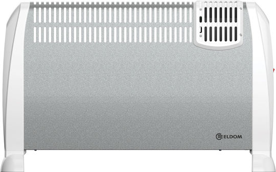 Eldom CFV2000 Θερμοπομπός Δαπέδου 2000W με Ηλεκτρονικό Θερμοστάτη 68.7x42.7cm Ασημί