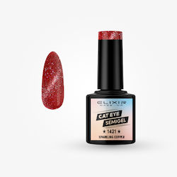 Elixir Semi Хибриден Лак за Нокти Sparkling Cop...