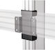 B-tech Joining Plate Kit System X Joining Plate Kit Wall Plate Black Steel 140.8 Mm 57 Mm 158 Mm Fixing Bt8390 To Bt8380