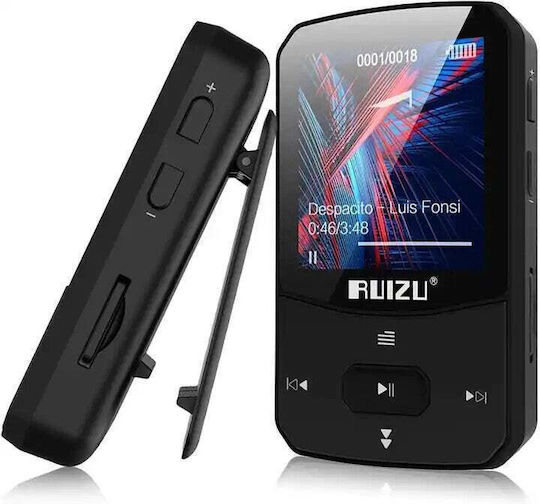 Ruizu MP3 Player (16GB) with TFT Screen 1.5" Black