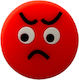 Funny Face Dampener Angry Red Vibration Dampener