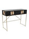 Конзолна маса Дървена Black Gold Д100xШ39xВ77cm