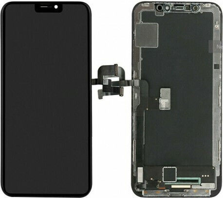 Οθόνη mit Touch-Mechanismus für Apple iPhone X (Schwarz)