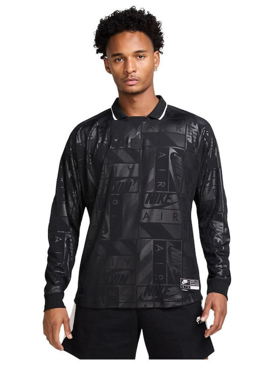 Air Dri-Fit Long Sleeve Athletic Blouse Black
