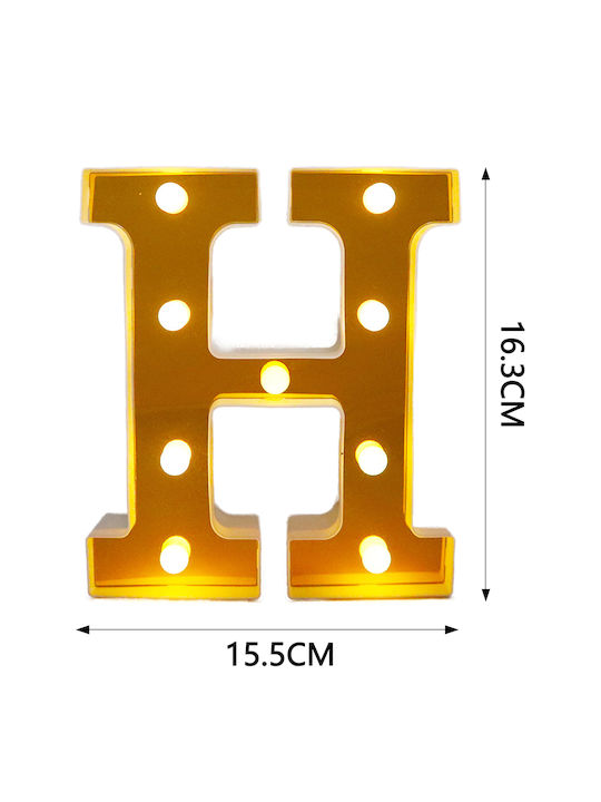 Tpster Dekorative Lampe Brief Gold