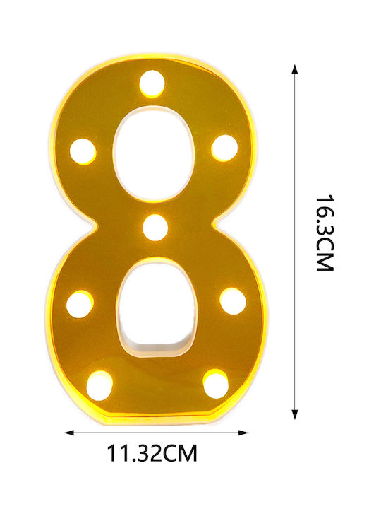 Tpster Dekorative Lampe Gold