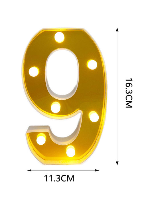 Tpster Διακοσμητικό Φωτιστικό LED 11.3x16.3x3.5εκ.