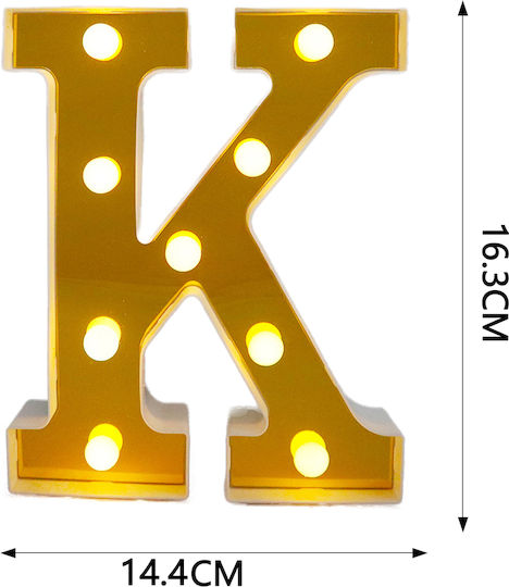 Tpster Φωτιστικό LED Θερμό Λευκό Γράμμα