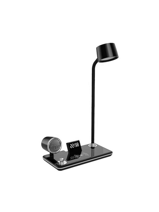 LED Φωτιστικό Γραφείου Bluetooth σε Μαύρο Χρώμα