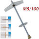 Tox Spagat Μεταλλικά Βύσματα Γυψοσανίδας Βίδα M5/100 024100091