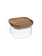 Atmosphera General Use Glass Jar with Lid Transparent 400ml 1 Piece