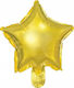 Composition with 25 Balloons Foil Gold Stars 19cm