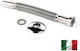Bonomini Siphon Sink Flexible with Output 32mm Silver