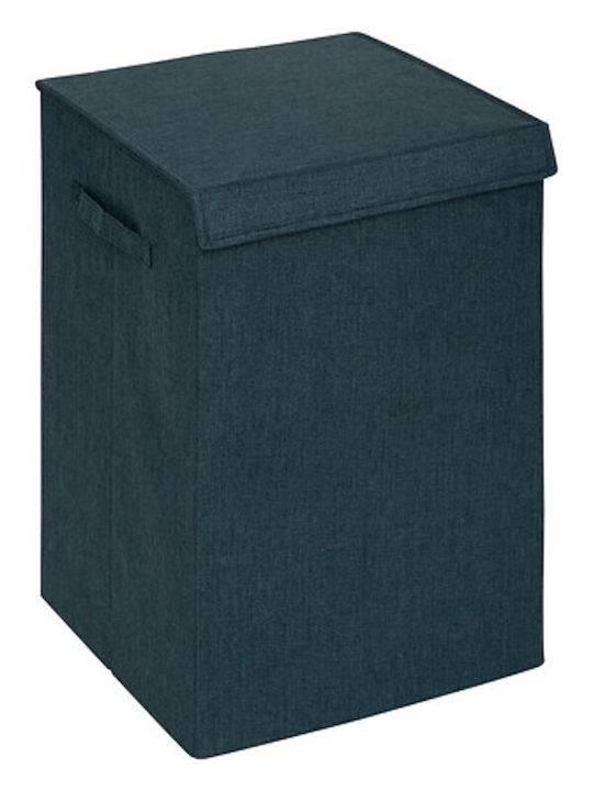 5Five Fabric Laundry Basket 74L with Cap 37x36.5x60cm Blue