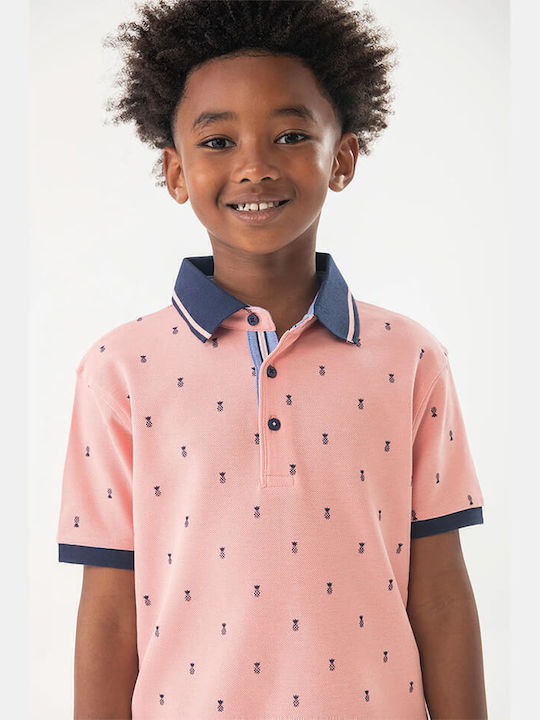 Kids' Polo Short Sleeve Coral