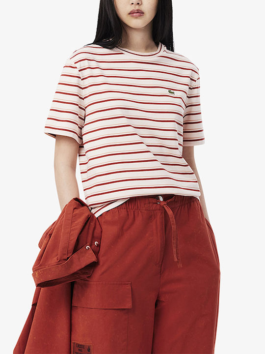 Damen T-Shirt Gestreift Multi