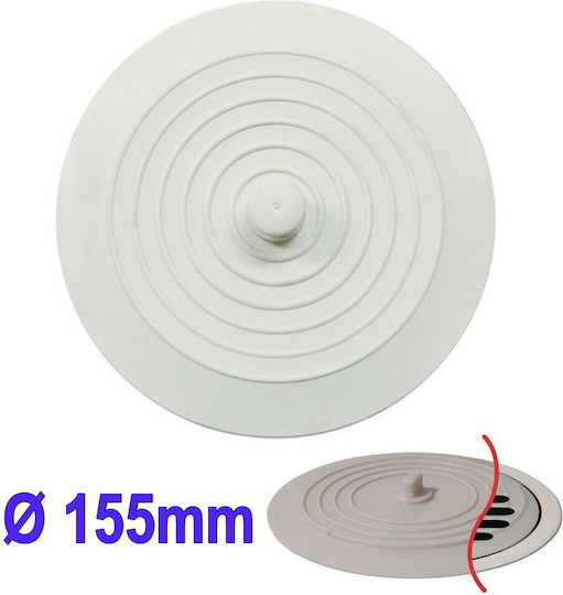 Sp Τάπα Πασπαρτού Σιφωνιών Μεγάλη Ø155mm 451155