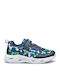 Blink Kids Sneakers with Scratch & Lights Blue