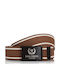 Men's Belt Leather Webbing Belt Multicolored