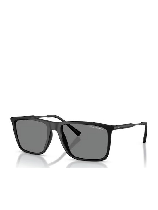 Armani Exchange Мъжки Слънчеви Очила с Черна Пл...