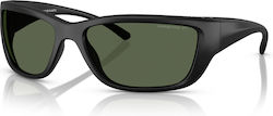 Arnette Bubblewrap Sunglasses Μαύρα with Acetate Frame & Green Lens