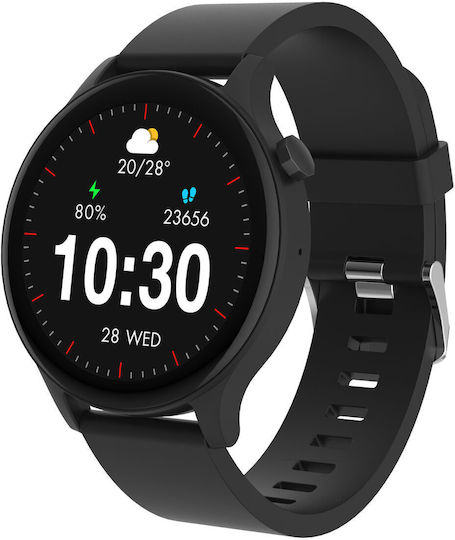 Denver SWC-338 Smartwatch με Παλμογράφο (Μαύρο)