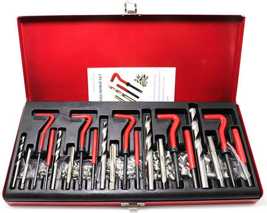 Κιτ Επισκευής Σπειρωμάτων 131 Τεμ Thread Repair Kit 131 Pcs 089108
