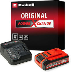 Einhell Battery Set 18V with Charger 4512159 Einhell Battery Set 18V with Charger 4512159