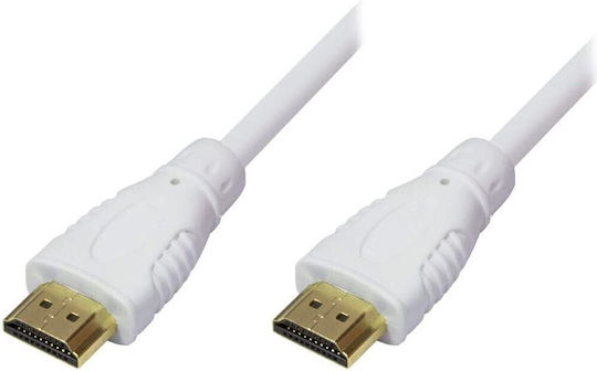 Speed Cable HDMI male - HDMI male 2m Λευκό