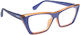 Oramont Women's Reading Glasses +3.00 in Blue color BLO300