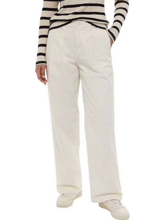 Dama Tesatura Pantaloni Ecru