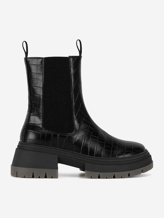 Stiefeletten Damen Schwarz