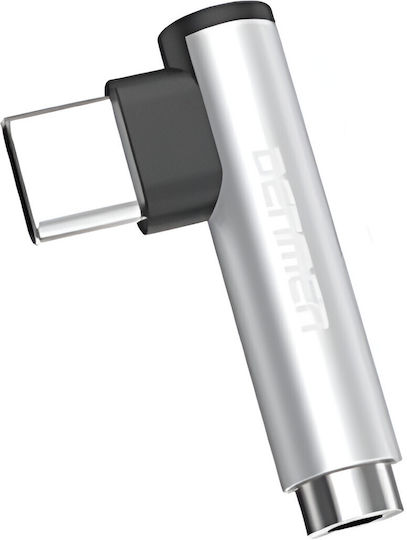 Ven-Dens Du03 Конвертор USB-C мъжки към 3.5mm мъжки Сребрист 1бр