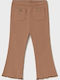 Kinder Leggings Lang Braun