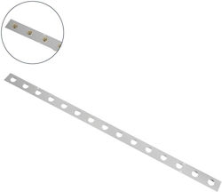 Globostar 90829 Metallabdeckung 1 Meter 15 Stück Digitale Kettengirlande 20 Spot LED Code 90140 Silber M100 X B4,7 X H1cm 90829